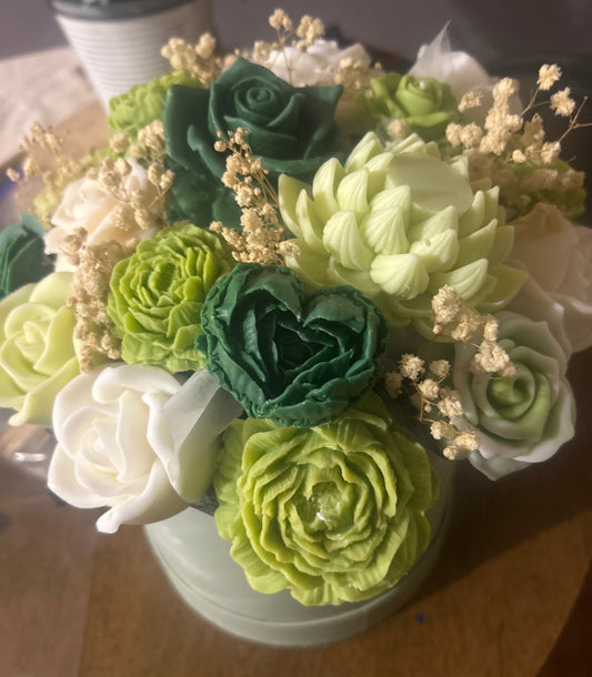 Lemongrass & Persian Lime - Scented Wax Bouquet