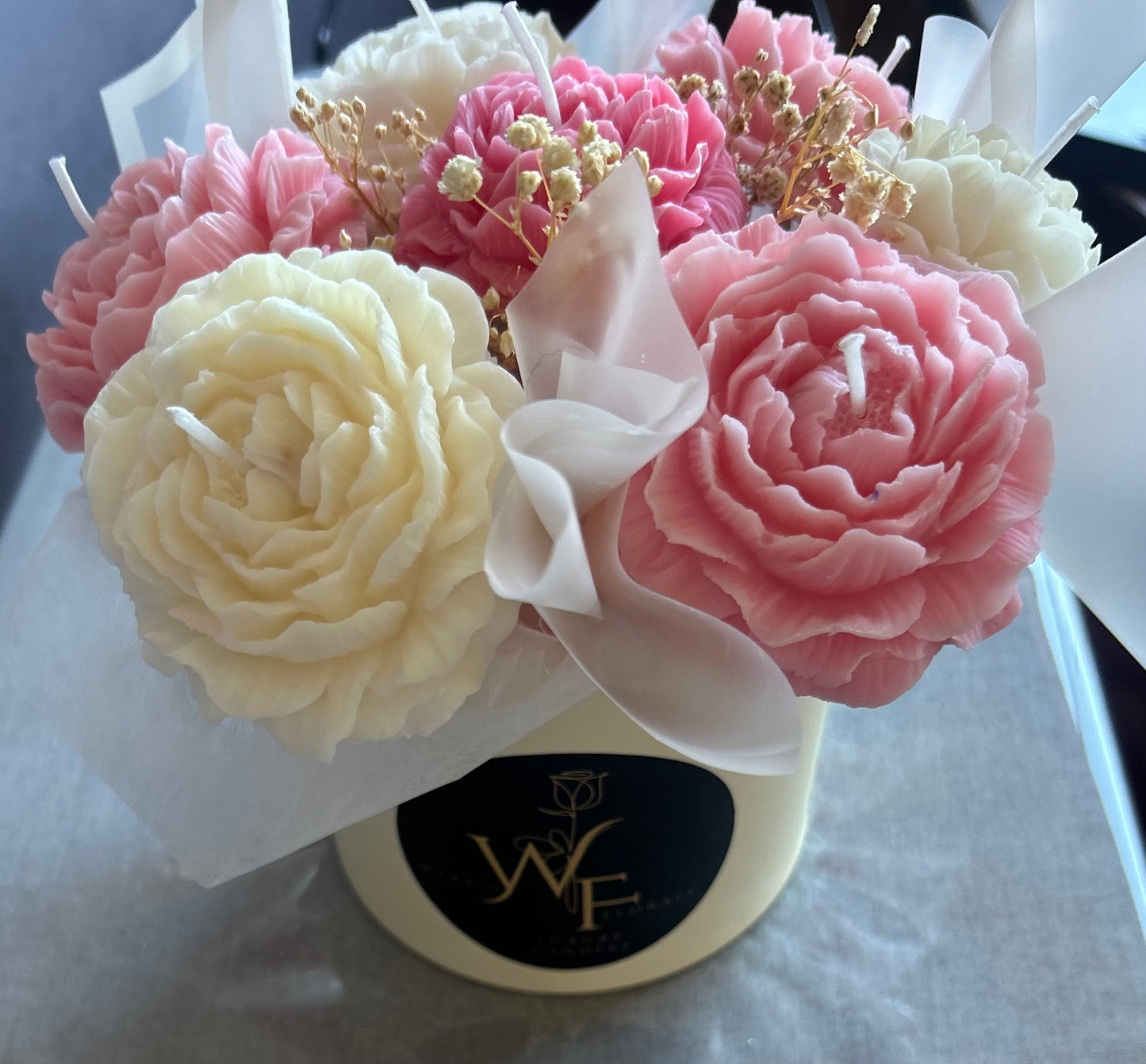 Champagne Strawberry - Scented Wax Bouquet