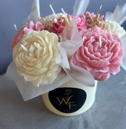 Champagne Strawberry - Scented Wax Bouquet