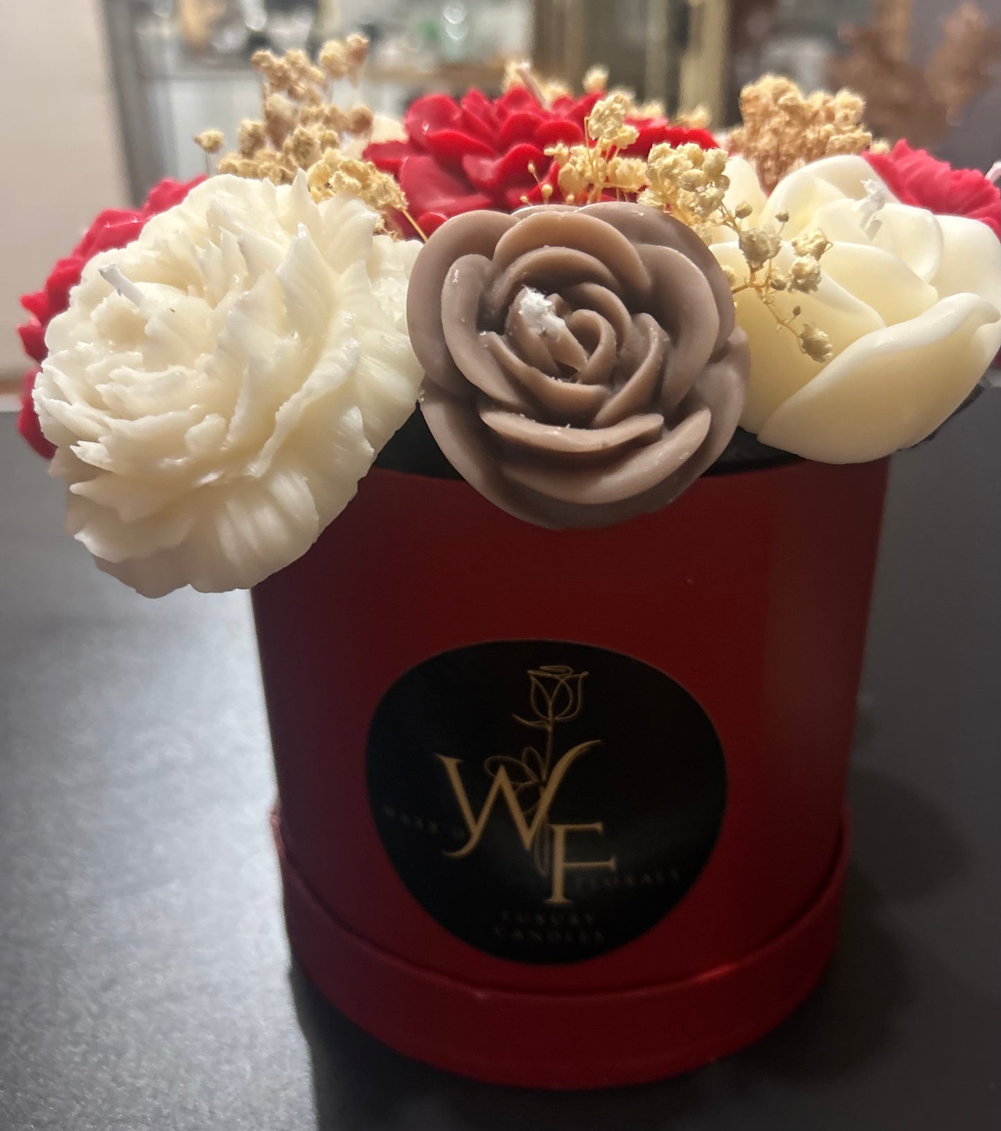 Champagne Strawberry - Scented Wax Bouquet