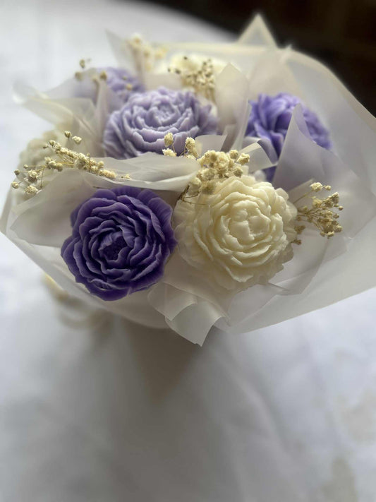 White Tea & Lavender - Scented Wax Bouquet